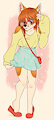 Tugging on my clothe by Orinn