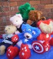 Avengers plush assemble! by KitsuneGemma