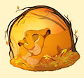 Autumn nap by Tayarinne