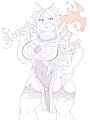 pandaren comission sketch by Riosha