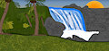 Jungle Rainforest Waterfall by JakkrapholThailand1993