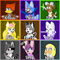 Ray's Anthro OC Set #1 by RayHamilton