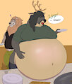feeding the birthday boy!