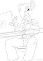 What's He Writing? by Ralanr