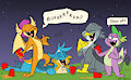 Dragon/Griffon tipsy night party!