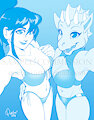 Commission: Bathing suit selfie! by quelico