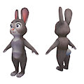 Zootopia - Bonnie Hopps Nude SFW  [DL Link] by Lemotter
