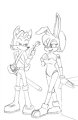 (Sketchdump) Bunnie and Antoine