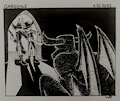 Inktober 2022 - 1 - Gargoyle by Wap