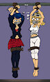 Bondage-ious Kagami and Chloe Animated with sound by Sonicrock56