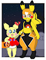 Pika Trick-or-treaters -By NazzNikoNauke-