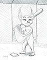 Inktober 2022 - 03. Bat by Gashren