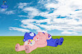 Resting outside while digesting by SebGroupArts2009