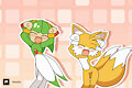 Cosmo and Tails Caramelldansen Dance Gif by HowXu