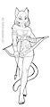 Tabaxi rogue wip by Crisreyart