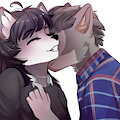 A tender kiss