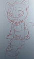 Lucy Changes Baby sketch