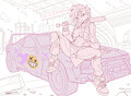 Cyberpunk Naoki INKS by sallyhot