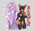 Yueming & Xander badge