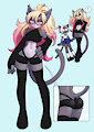 Tall Cat Lady by unousaya