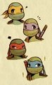 [tmnt] faces by diarmilk