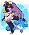 Sapphire and Azumaril by BusiestSiggy