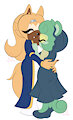 Duchess Whisper Lowe and Claire Kinisis, a happy reunion by Zeromegas
