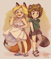 Mikan and Chiaki, by Sunshine Memoir by TiberiusPonificus