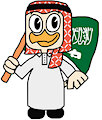 Huey In Saudi Outfit