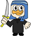 Dewey In Saudi Outfit