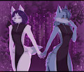 Two girls - one dress by HornyBeast