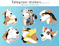Telegram stickers for Vulky and Mandewo part 7