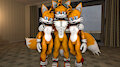A Trio o' Tails! by StoneHedgeART