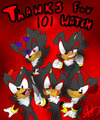 Thank for 101 Watch on DeviantART
