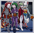 *comission* Halloweeny Girls by sicMoP