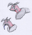 yveltal doodles by DatuKampilan