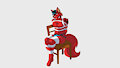 Atemu Bondage Fox :o Animated with sound by Sonicrock56