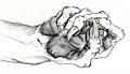 Humanoid Paw Study by Arkloyd