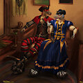 Relaxing at the Tavern