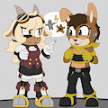 A enthusiastic chat