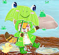 Sadie Down on the Frog Pond -By TwinkleCritterbean-