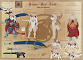 Ruz the Fennec Reference Sheet by OrlenaTheCoyote