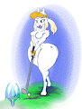 Golfin Goat Gal