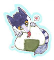 Saber With Big Onigiri Badge