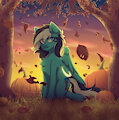 Autumn Sunset (Comm)