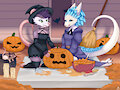 carving pumpkin by OctaviaDOS