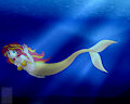 Sunset Shimmer as a mermaid by Katsiika