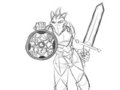 Gladiator Sketch by AngyNoodle