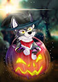 Cub in a Pumpkin