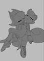 Whisper, Tangle, Halloween 2022 by GeFauz